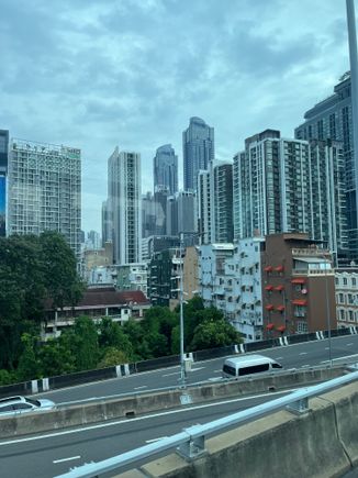 Drive from airport….high rises everywhere 