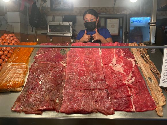 Meat! At Mercado 20 de Noviembre