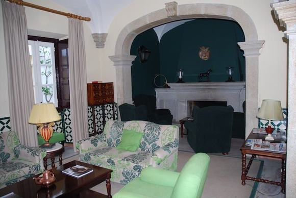 Sitting room of the Pousada