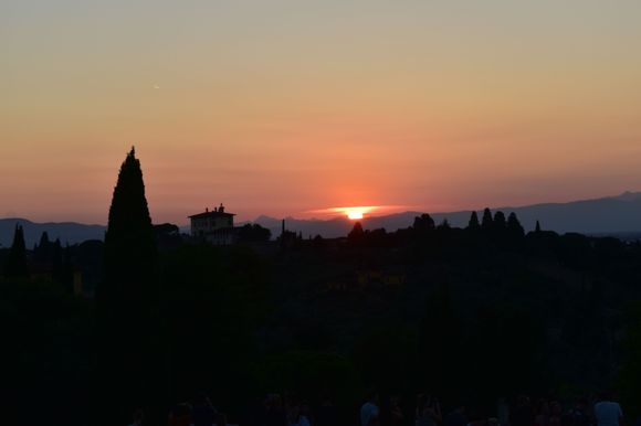 Sunrise from my bedroom