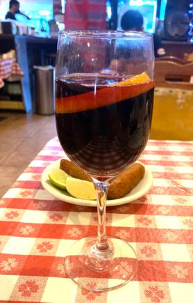 We had lots of sangria 