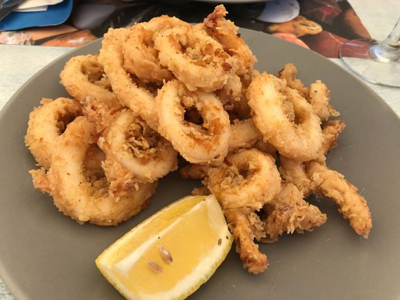 Fried squid