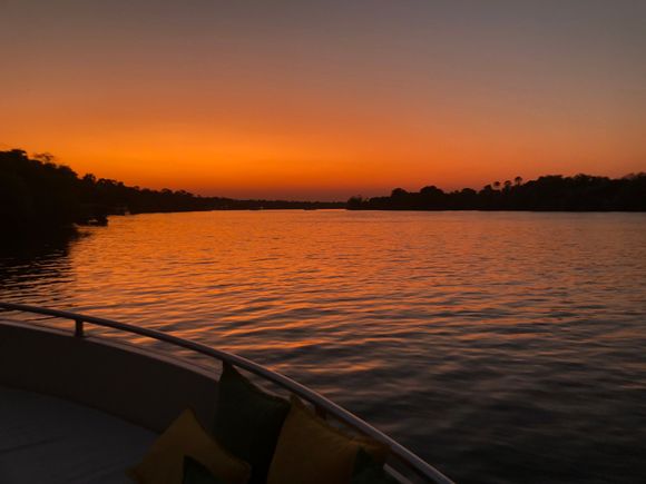 Sunset on the Zambezi