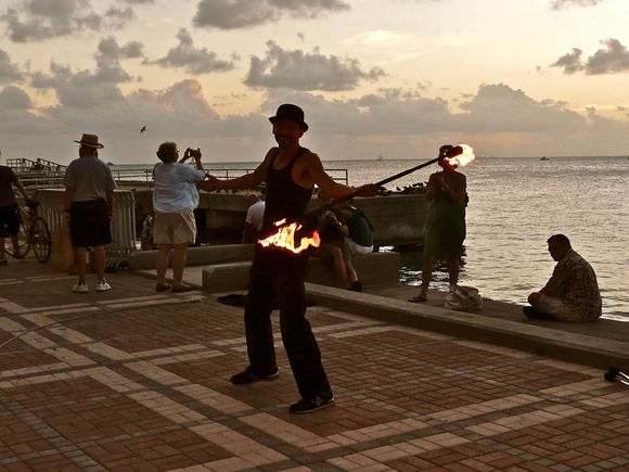 Entertainer at Key West Pier