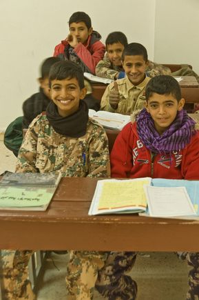After learning that the students had to tend to the neighbouring tomato field, I told the boys that I'd been born on a tomato farm. Mrs Z noticed that some of the youngest kids had been rewarded for correct answers by having gold stars affixed to their foreheads! We were gifted 2 books: one by Queen Noor and also a history of Jerusalem. In return, I bookmarked 7 of the most fun educational game websites from my own class, in their Computer Lab.