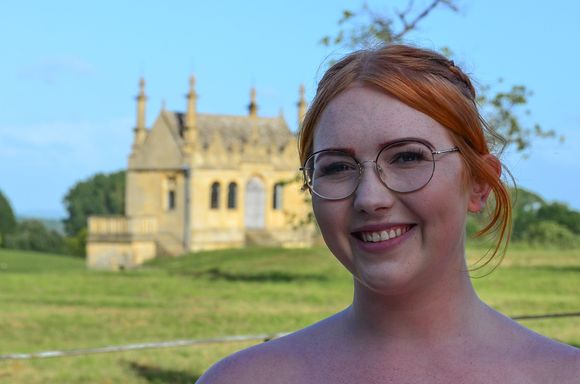 This was one of the lovely actresses from the Stratford-based company that performed Shakespeare's 'As You Like It' outdoors by CC's St. James Church in Baptist Hicks land. Awesome. Its the only word for the way that the historic setting was combined with top-shelf acting and good cheer in the countryside. To experience it with friends was a top highlight for this trip (more about this later). End of Overview. 
Next: a pair of songs.