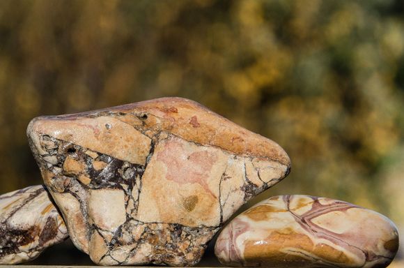 We have a prehistoric volcano to thank for this display of stones.