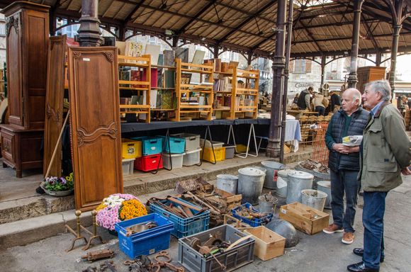 Sunday Brocantes antique market.