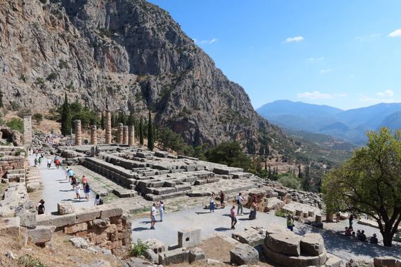 Temple of Apollo, on a clear day! Taken by my friend, @xyz123! 
Thank you for sharing your pix!