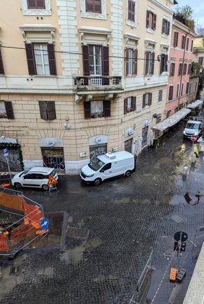 Bedroom window view.