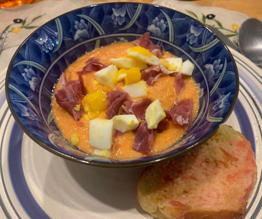 Salmorejo which is a cold soup
