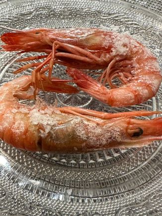 Pair of the coveted and rare Gambias Rojas from Garrucha, in Andalucia.