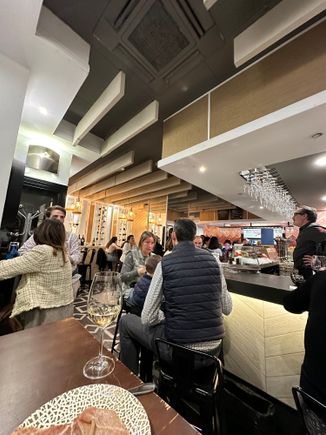 Bar at LA CATAPA.. taken from my window table.