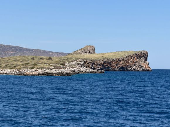 Plateau jagging out to the sea
