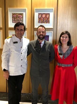 Some of the front desk staff.