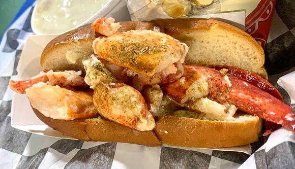 We ate a lot of lobster