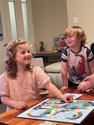 Great niece and nephew