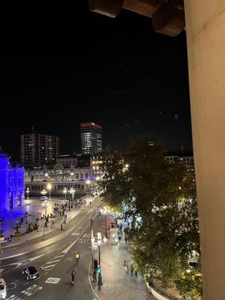 It rained during the night a couple of times.