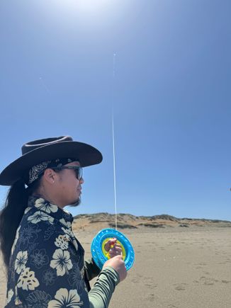 Nope, it’s a kite on a 1000’ string!