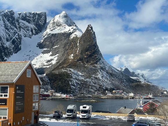 Leaving beautiful Reine