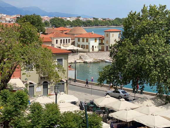 The view from our balcony at the Amaryllis Hotel