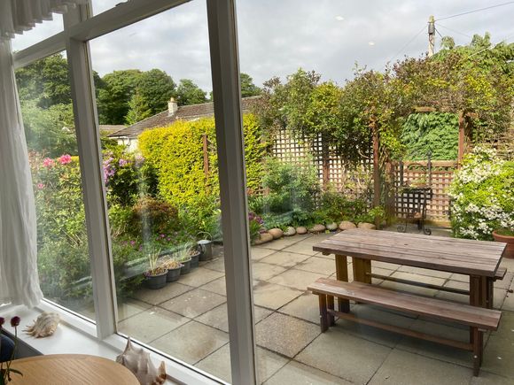 View from the breakfast room