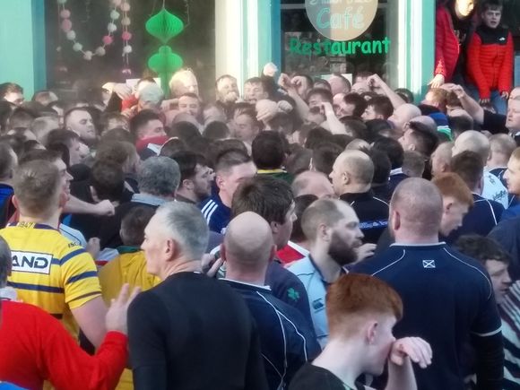 The Ba' in temperatures of 5C
