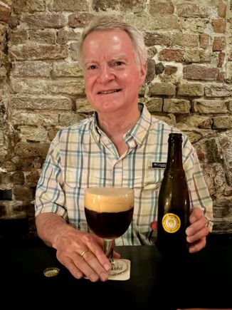 The beer is also made by the same monks and is exceedingly rare. But they had a bottle of it so I decided to try it out for €15. Excellent!