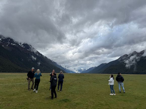 Our stop at Eglinton Valley on the Milford Sound Road
