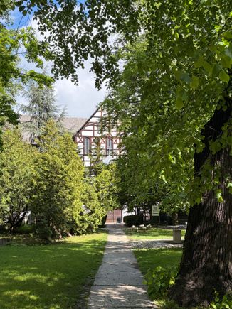 The grounds are pretty 