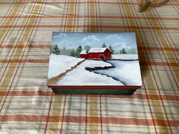 Simple acrylic landscape