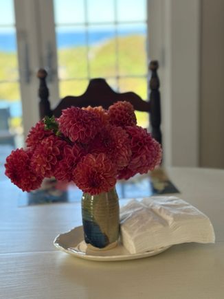 Dahlias from the farmer’s market. 