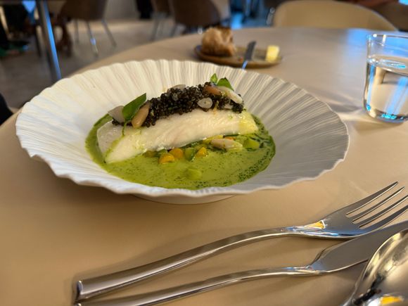 Mushrooms and Halibut for Sandy