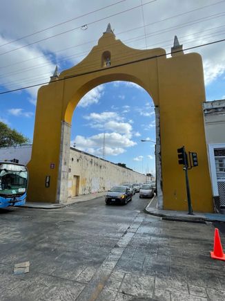 One of the gates to the city.  This were used to separate neighborhoods.  There used to be 7 of them, three remain standing.