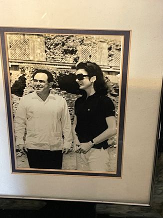 Jacqueline Kennedy, she visited the house on numerous occasions