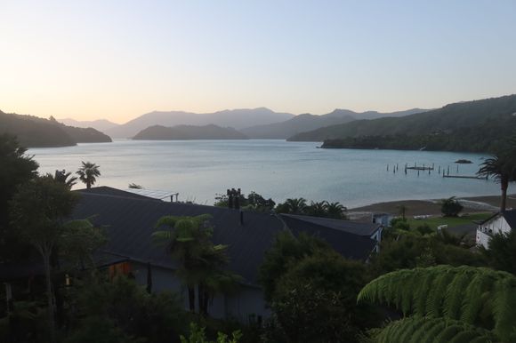 Kenepuru Sound from Portage Resort Room