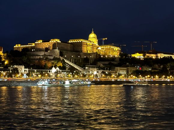 Scenes from our Legenda boat cruise on the Danube - this is Buda Castle 