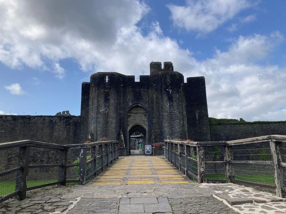 Gatehouse at Caerphilly Castle