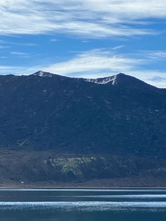 Volcano in distance