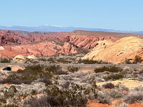 Snow on the rooftop if you look hard enough.