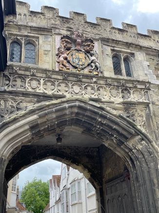 Front of the High St. Gate. They close these doors every night at 8:00PM, been doing that for centuries.