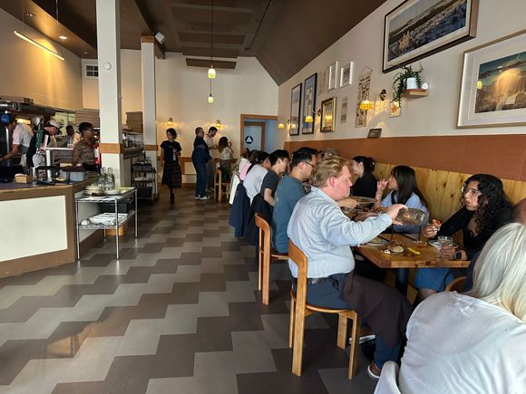 JULES, SF;   Interior.  Reservations difficult to make.