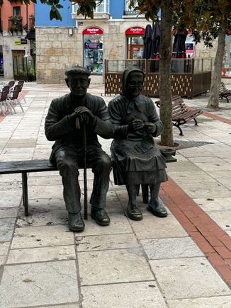 Resting on the Plaza Mayor