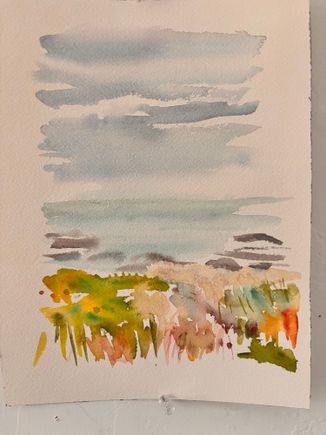 Some of my wife’s watercolors from Yachats. 