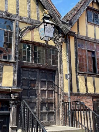 Front entrance of the Merchant Adventurers Hall. Definitely worth a visit