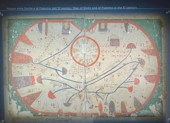 A 9th Century map of Palermo
