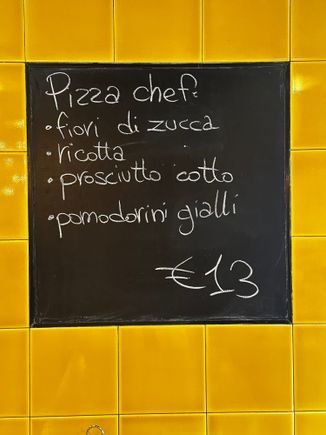I ordered the chef's special and it was good, not at all great