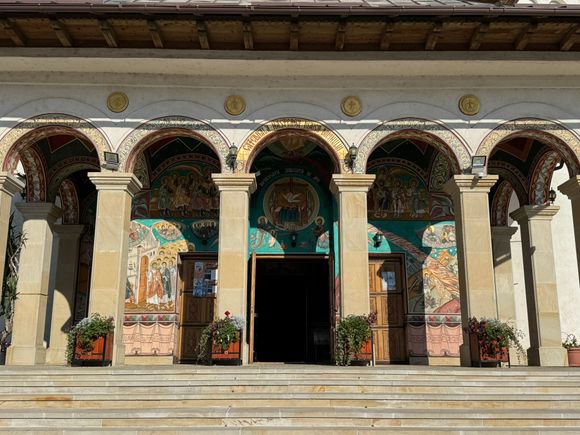 Beautiful church in Gura Humorului