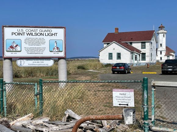 Port Wilson Light on the tip of Ft. Worden