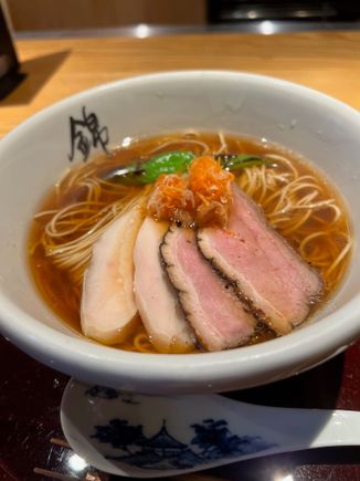 Ramen Nishiki: Soy based ramen with duck meat